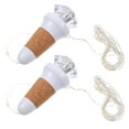 thumbnail image 1 of Miangastore 2pcs USB Rechargeable Seven Color Flash Diamond Lamp String Bottle Cork Lamp, 1 of 8