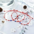 thumbnail image 3 of Evil Eye 7 Knot Lucky Bracelets Adjustable Red String Amulet, 3 of 7