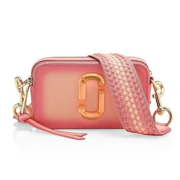 Marc Jacobs Women's The Snapshot Leather Crossbody Bag Pink Size Regular