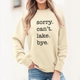 thumbnail image 2 of Vedolay Sweatshirt Sweatshirt for Women Fall Oversized Half Zip Pullover Long Sleeve Shirt,Beige XXL, 2 of 3