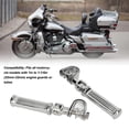 thumbnail image 3 of Motorcycle Highway Footpegs,25mm to 32mm Motorcycle Foot Pegs, Aluminum Alloy Universal Engine Guard Crash Bar Footrest, Adjustable Highway Pegs, Comfortable Riding, 3 of 7