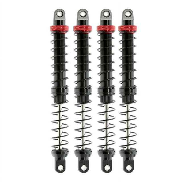 Amortiguador de Resorte Ajustable de Aceite de 4 Piezas para 1/10 D90 SCX10 TRX4 RC Car Truck Crawler, 120 Mm