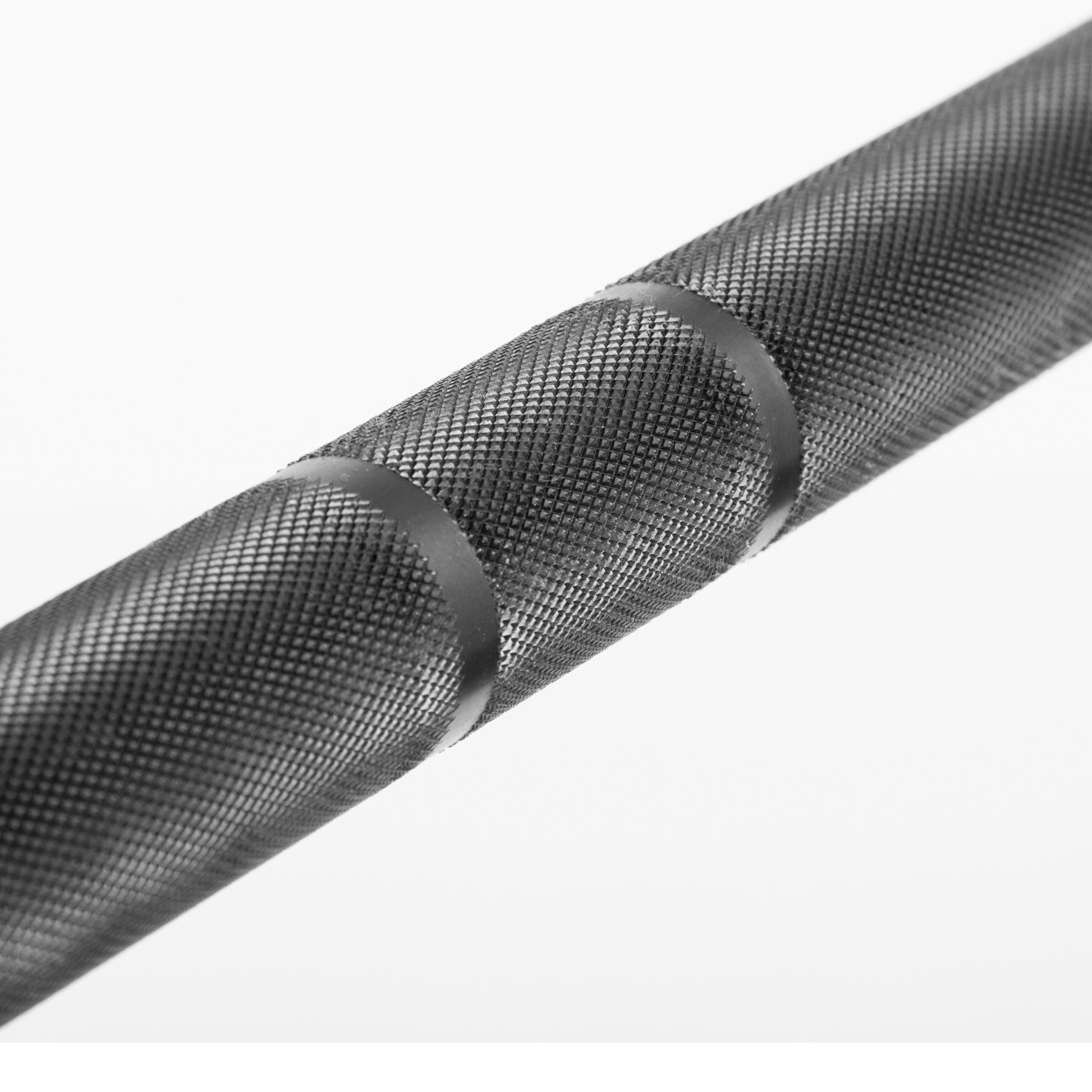 XMark LUMBERJACK 7' Olympic Bar, Chrome with Black Manganese Phosphate shaft, 28 mm grip