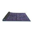 thumbnail image 2 of Ahgly Company Indoor Round Oriental Blue Industrial Area Rugs, 6' Round, 2 of 4