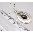 thumbnail image 3 of SilverStarJewel 925 Sterling Silver Real Red Garnet Gorgeous Inexpensive Earrings 4.4 CM Bijoux, 3 of 3