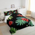 thumbnail image 3 of YST Twin Size Comforter Set with 1 Pillowcase, Cartoon Ladybug Bedding Comforter Sets Summer Spring Red Animal Ladybugs Soft Bedding for Kids And Adults Bedroom Bed Decor, 3 of 6