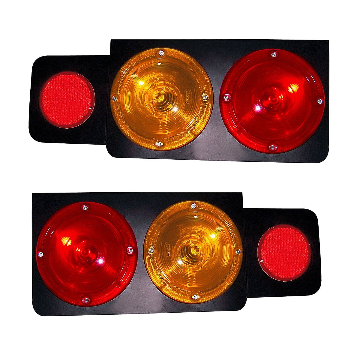 APSMOTIV Rear Combination Light Assembly Tail Lights with Metal Body