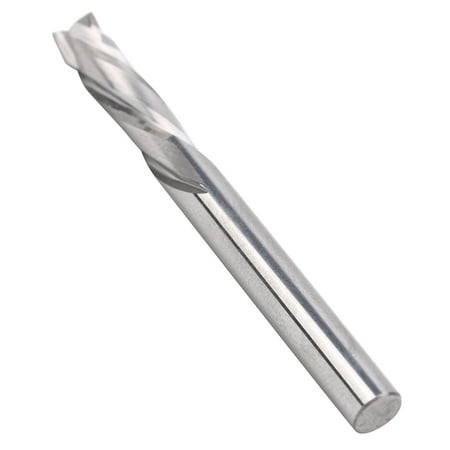 

3 Flute End Mill Silver High Performance Mill Cutter Tool Wear Resistance Round Shank Hardware Tools Abrasives For Industrial Supplies Tool Holder Systems