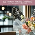 thumbnail image 2 of PEXIOAN Waterproof Butterfly Flower Bouquet Wrapping Paper OPP Clear Floral Wraps Packaging for Florist Supplies DIY Craft, 20 Sets - 20 × 22 Inches (Black), 2 of 6