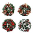thumbnail image 3 of Guirnalda de Navidad Ounissouiy artificial Decoraciones Flores de pared bayas Festival de Año Nuevo adorno colgante 32 cm, 3 of 6