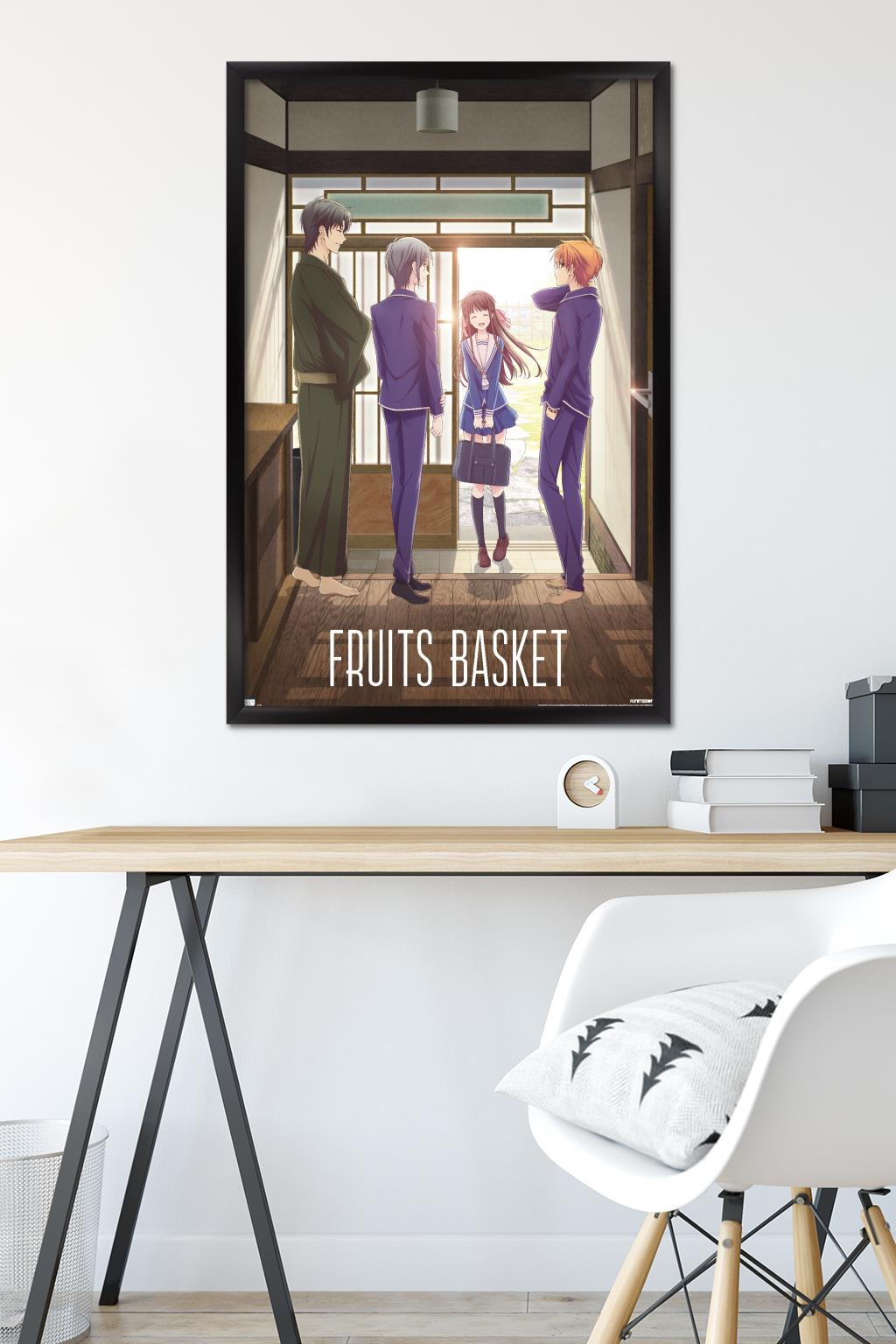 Fruits Basket - Teaser Protagonists Wall Poster, 22.375" x 34" Framed