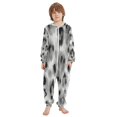 thumbnail image 2 of Soft Big Kids Onesie Pajamas Cozy Loose-Fit Jumpsuits for kids with Pockets for Christmas Lounge & Play Watercolor Leopard Spots, 2 of 8