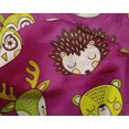 thumbnail image 5 of oneOone Silk Tabby Burgundy Fabric Cute Animal Face Pattern Craft Projects Decor Fabric Printed By The Yard 42 Inch Wide, 5 of 6