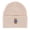 Beige, variant on David & Young Teddy Bear Embroidery Knit Winter Beanie Hat (Women)