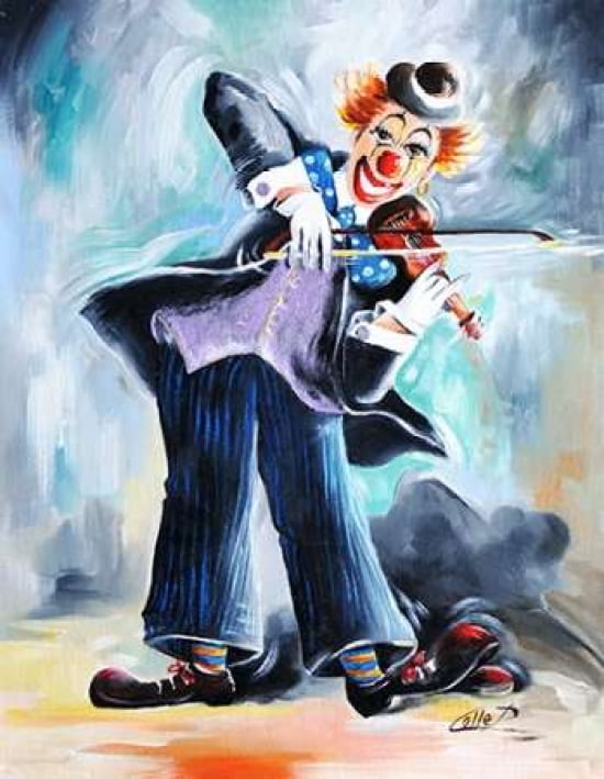 Clown I Canvas Art