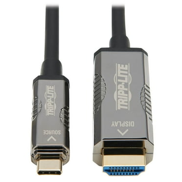 Eaton U444F3-15M-H4K6 EATON TRIPP LITE SERIES HIGH-SPEED USB-C TO HDMI FIBER ACTIVE OPTICAL CABLE (AOC