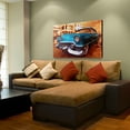 thumbnail image 4 of '1955 Cadilac Coupe de Ville Sedan' Canvas Art, 4 of 4