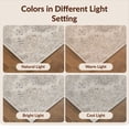 thumbnail image 7 of Design&I 2'x3' Washable Doormat Boho Vintage Faded Distressed Tonal Neutral Solid Minimalist Beige Flowing for Entryway, Indoor, Ultra-Thin & Non-Slip Skid-Resistant, 7 of 7