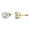 Yellow Gold, variant on Lab Grown Diamond Stud Earrings 1 Carat– IGI Certified Round Cut, FG-VS Quality, 10K Rose Gold Stud Earrings for Women