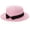 Pink, variant on BadPiggies Summer Sun Hat for Women Wide Brim Sun Protection Straw Hat for Beach and Fishing (Pink)