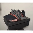 thumbnail image 3 of Ad-id-as Mens NMD R1 Shoes Size US 4.5 Black Red Gray Lace Up Boost Print Runner, 3 of 3