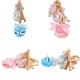 thumbnail image 5 of PTOOTP Llavero con forma de pastel de macarrones, llavero para bolso, colgante (rosa), 5 of 7