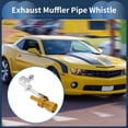 thumbnail image 3 of Unique Bargains Turbo Sound Exhaust Muffler Pipe Whistle Rear Tailpipe S Motorcycle Roar Maker Aluminum Gold Tone 1 Set, 3 of 7