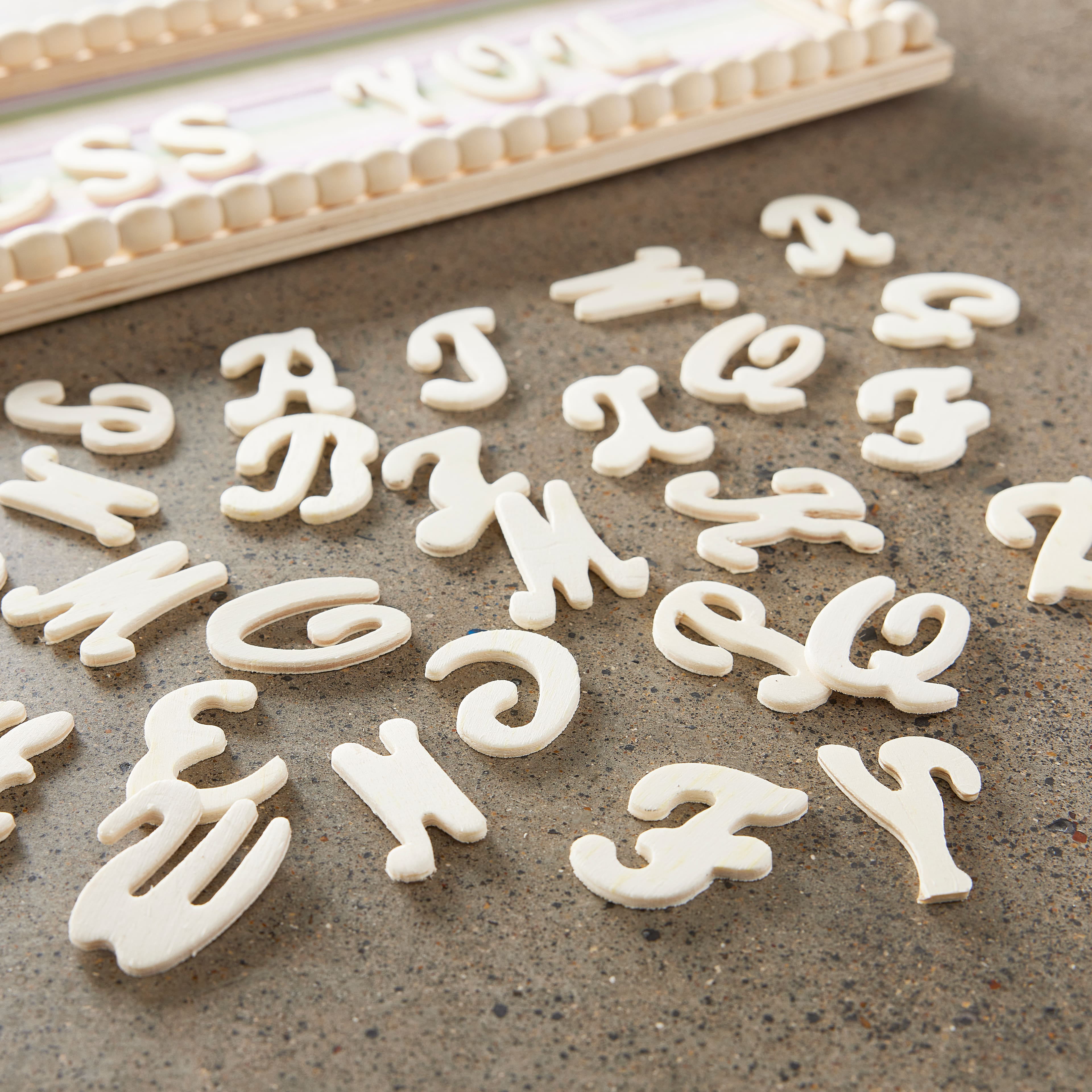 1.5 Punch Cut Wood Numbers Set by Make Market®
