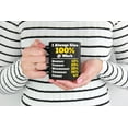 thumbnail image 2 of I Always Give 100% at Work, Coworker & Boss Lady, Black 11oz Ceramic Mug, 2 of 5