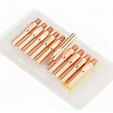 

10Pcs / Set Welder Gas Welding Nozzle Copper Conductive Nozzle 0.8-1.2mm