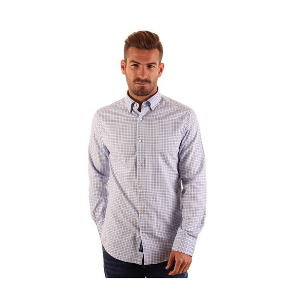 GANT Cali Pink Tech Prep Oxford Check Slim Fit Button Down Shirt 3016232 Size M