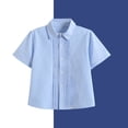 thumbnail image 6 of Mifsaly Uniform Shirts Girls Rhinestone Beaded Collar Blouses Ruffle Trim Long Sleeve Button Down Dress Shirt Kids Elegant formal Party School Clothes, 6 of 6