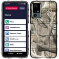 thumbnail image 2 of Case for Jitterbug Smart4 / TCL 40XL, Nakedcellphone [Outdoor Camouflage] Rugged Shield Cover for Lively Smart 4 Phone (2023, T608G) - Bush Camo, 2 of 7