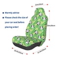 thumbnail image 3 of Fuzoiu Cartoon Panda And Leaf 1 Print Elastic Car Seat Covers, Seat Cover Protector,Universal Fit Interior Covers for Most Cars,Washable Seat Cover Non Slip for SUV,Sedan,Van, 3 of 5