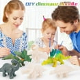 Kids Crafts Dinosaur Painting Kit (Ages 3+) Paint Your Own Dinosaur Toys Activity Kit w/ Kid