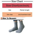 thumbnail image 3 of Hontri Socks on Sale, Autumn and Winter Solid Color Plush Warm Coral Velvet Home Socks Carpet Socks Sleep Socks 1 Pair of Socks Black, 3 of 4