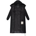 MARIKOO Firella XVI extra lange winterjas voor dames, warme