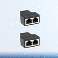 thumbnail image 3 of 2pcs conector de cable de red conector divisor conector de red conector de red doméstica, 3 of 7