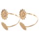 thumbnail image 1 of BRIGHTFUFU 2Ud Brazalete Abierto Ajustable De Metálico Con Hueco E Irregular Dorado, 1 of 6