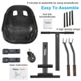 thumbnail image 6 of Hoverboard Seat Attachment For Kids, 265lbs Capacity Go Kart Attachment,Accessory w/ Adjustable Length 26”-34.5”,Bigger&Sturdier Seat,Transform 6.5” 8” 10” Hoverboard Into Go Cart, 6 of 9