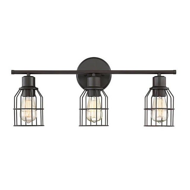 Meridian M80004ORB 3 Barre de Bain Légère - Bronze Frotté à l'Huile