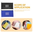 thumbnail image 3 of OULII 2Pack Small Money Bag Zipper Money Bag for Bank Deposit and Cash Storage, 3 of 8