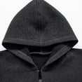 thumbnail image 5 of WREESH Men's Knitted Hooded Cardigan Winter Sweater, Long Sleeve Open Front Coat with Pocket Design, 5 of 8