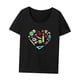 thumbnail image 3 of Camiseta para Mujer Ropa Deportiva Trajes Disfraz Damas Casual Recuerdo Moda Básica M, 3 of 7