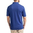 thumbnail image 2 of Men's Cutter & Buck Royal BYU Cougars Advantage Eco Pique Tri-Blend Polo, 2 of 2