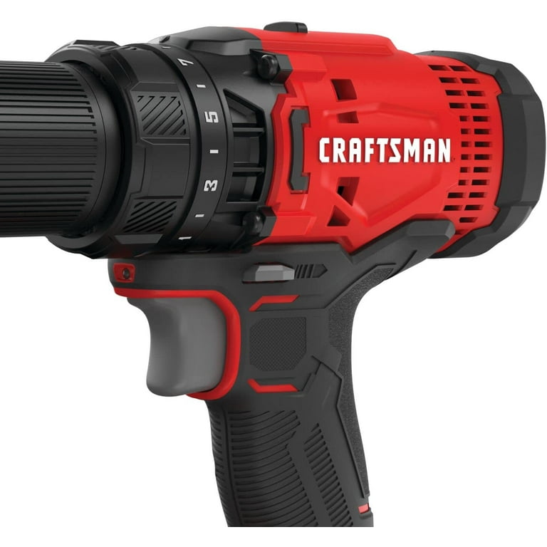 Craftsman V20 Power Set Cordless Impact Driver Drill Combo Kit with Battery CMCK200C2 Walmart