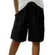 thumbnail image 1 of Pantalones Cortos Casuales de Color Sólido Capri, Mezcla Cómoda de Poliéster para el Hogar Y el Uso Diario, 1 of 9