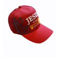 thumbnail image 2 of Black Duck Brand Jesus is The Key 3D Embroidered Jesus Christian Baseball Cap/Hat (Red), 2 of 3