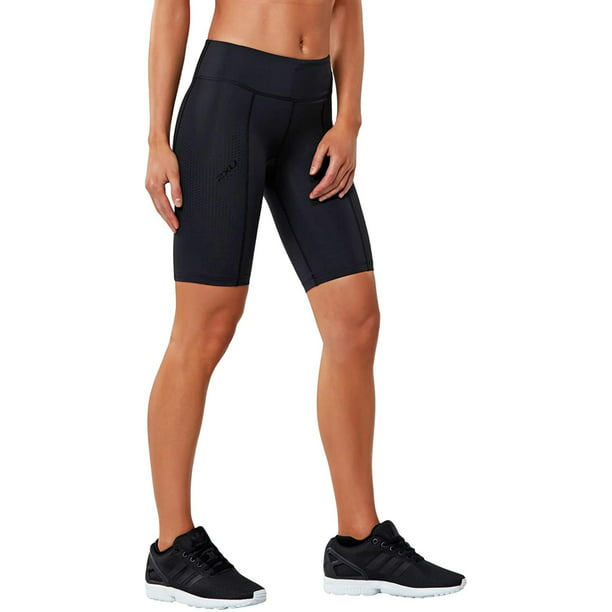 Hardness salute pronunciation 2XU Women's Mid-Rise Athletic Compression Shorts, Black/Dotted Black Logo,  X-Small, 72% Nylon, 28% Elastane By Visit the 2XU Store - Walmart.com