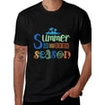thumbnail image 5 of JeeweySaucy pure cotton men's business casual T-shirt: eye-catching  & badge design, round neck, short sleeves, versatile for business & daily wear, summer-friendly, 5 of 9